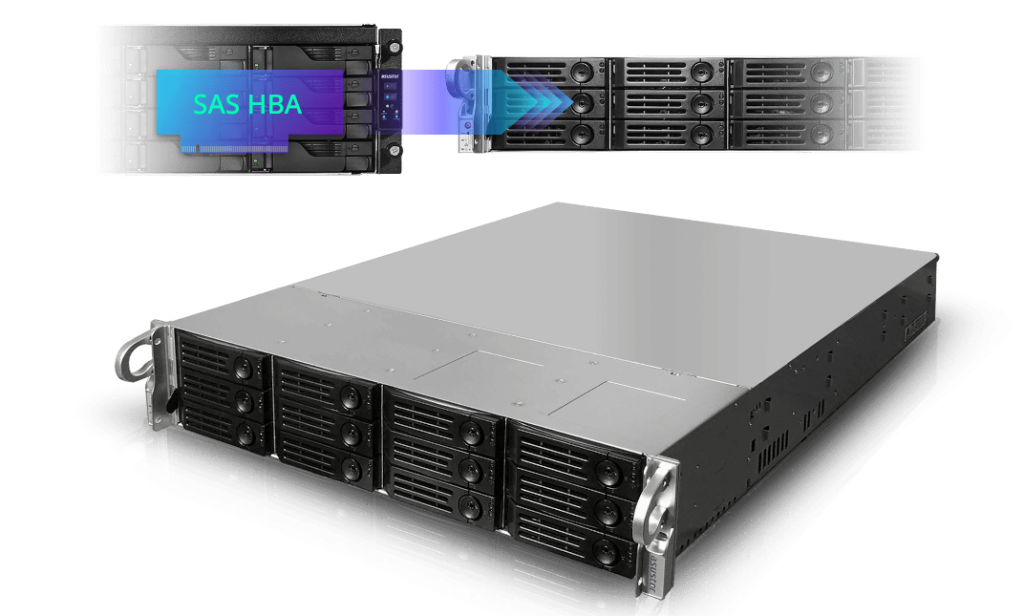 ASUSTOR punta sulle unità di espansione Xpanstor per la scalabilità dello storage di aziende e professionisti 8 Xpanstor 12R e AS SAS8e II