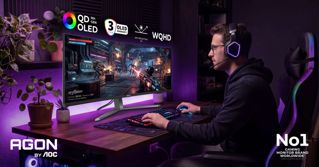 Gamescom 2026 - AGON by AOC presenta le sue ultime innovazioni OLED per il gaming 5 AGON PRO PR IMAGES AUG2026 AGP346UCSD 12082026 1