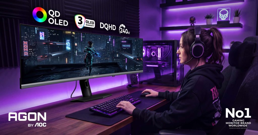 Gamescom 2026 - AGON by AOC presenta le sue ultime innovazioni OLED per il gaming 6 AGON PRO PR IMAGES AUG2026 AGP497UCZD 12082026 1