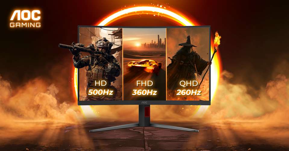 Tre refresh rate in un unico monitor: il nuovo AOC GAMING CQ32G4ZA 5 PR13 TRIPLE MODE