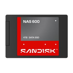 Render SNDK NAS 600 SATA iSSD 2.5 4TB Front LR