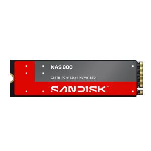 Render SNDK NAS 800 NVMe iSSD 7.68TB Front LR