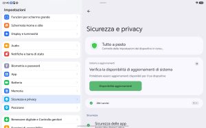 Recensione HONOR Pad X9 Max 99 Screenshot 20260727 224527 com google android permissioncontroller SafetyCenterAct