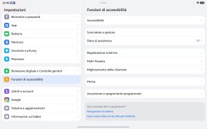 Recensione HONOR Pad X9 Max 102 Screenshot 20260727 224559 com android settings SettingsMoreAssistanceSettingsAct