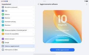 Recensione HONOR Pad X9 Max 106 Screenshot 20260727 224723 com hihonor ouc MainEntranceActivity