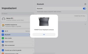 Recensione HONOR Pad X9 Max 58 Screenshot 20260727 225154 com hihonor iconnect IConnectAlertDialog
