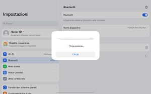 Recensione HONOR Pad X9 Max 64 Screenshot 20260727 225223 com hihonor iconnect IConnectAlertDialog