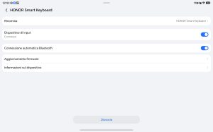 Recensione HONOR Pad X9 Max 60 Screenshot 20260727 225354 com android settings SettingsDeviceProfilesSettingsAct