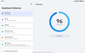 Recensione HONOR Pad X9 Max 110 Screenshot 20260727 232948 com hihonor systemmanager OneClickOptimizeActivity