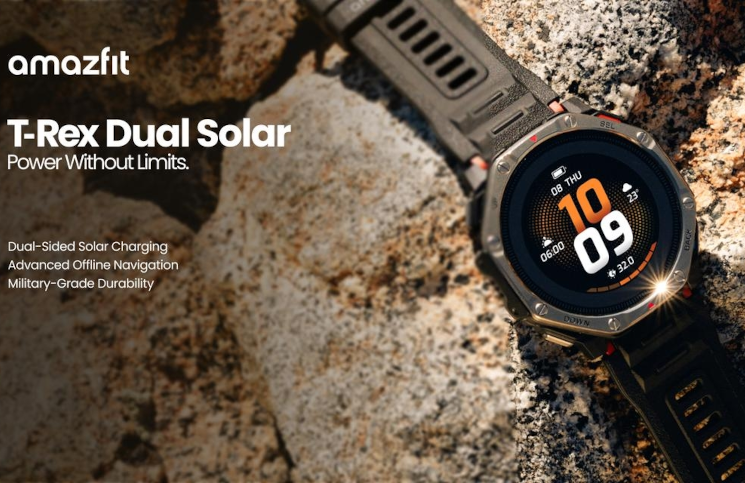 Amazfit T Rex dual solar