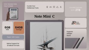 BOOX presenta Note Air6 C, Note Mini C e Palma 3: la nuova generazione di dispositivi ePaper per l’autunno 2026 12 Note Mini C 01