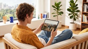 TCL TAB A1 Lifestyle Watching video