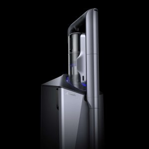 V50 Cube Design Black Background