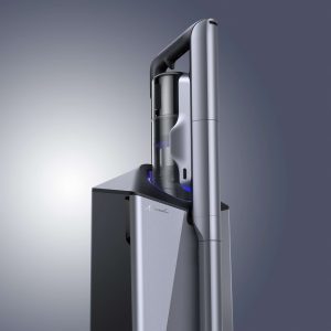 V50 Cube Design Grey Background