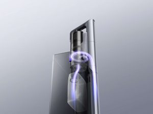 V50 Cube Dust Emptying