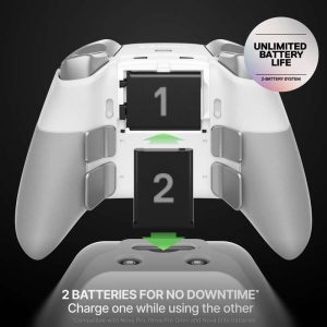 SteelSeries presenta AEON PRO: il primo controller per xbox e pc con base di ricarica e switch rapido 12 aeon pro white etail img 03