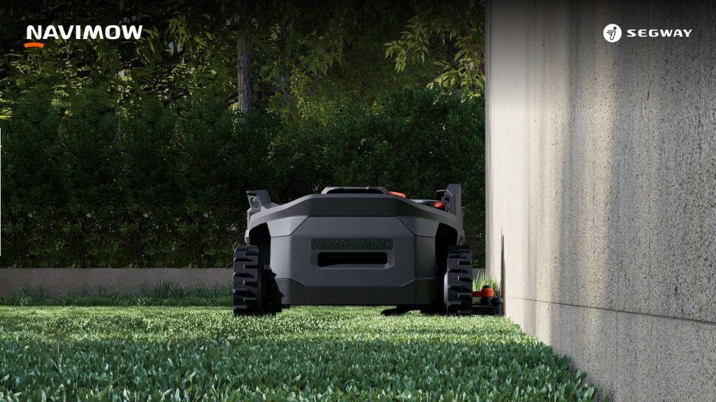 zero edge mowing even along walls