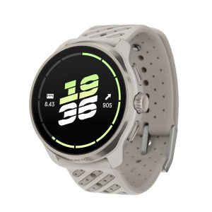 Suunto Race 3S Feather Gray Perspective quarter right Feather Gray watchface
