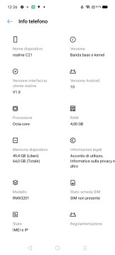 Recensione realme C21 79