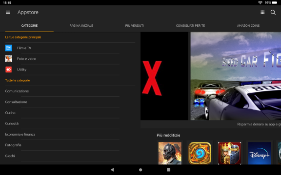 Recensione Amazon Fire HD 10 11 gen (2021) 64