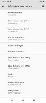Recensione Motorola Moto G20 81