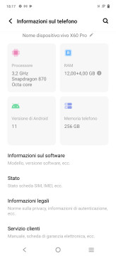 Recensione vivo X60 Pro 5G 78