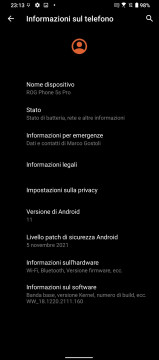 Recensione ROG Phone 5s Pro 112