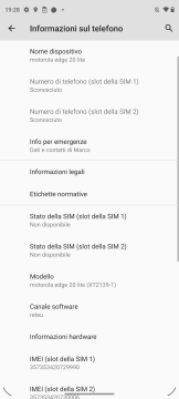 Recensione motorola edge 20 lite 91