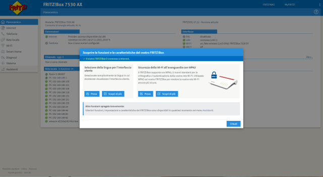 Recensione FRITZ!Box 7530 AX con Wi-Fi 6 40
