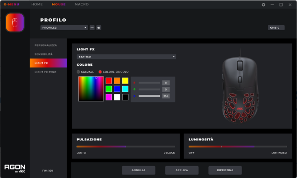 Recensione mouse AOC GAMING GM510 25