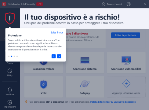 Recensione Bitdefender Premium Security 16
