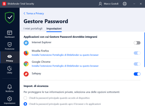 Recensione Bitdefender Premium Security 52