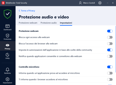 Recensione Bitdefender Premium Security 55