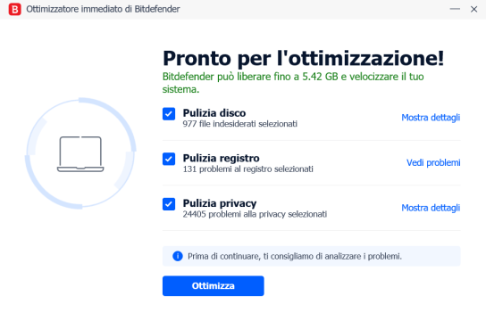 Recensione Bitdefender Premium Security 59