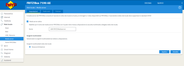 Recensione AVM Fritz!Box 7590 AX 57