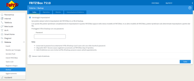 Recensione AVM Fritz!Box 7510 73