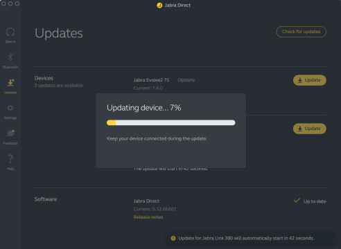 Recensione Jabra Evolve2 75 45