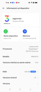 Recensione realme 9 5G 87