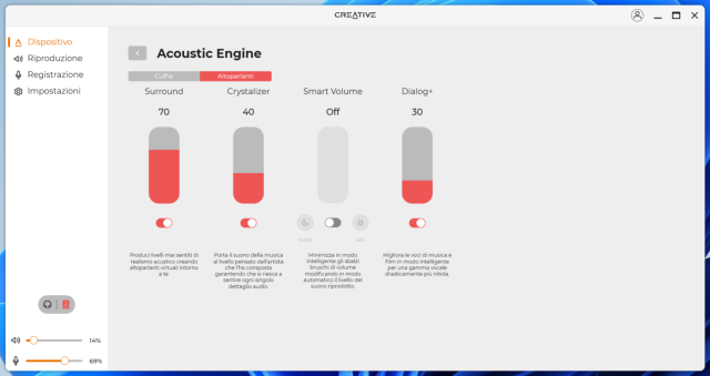 Recensione Sound Blaster Katana V2 52