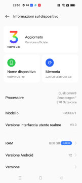 Recensione realme GT Neo 3T 79