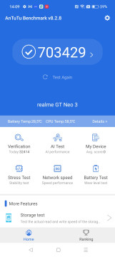 Recensione realme GT NEO 3 150W 31