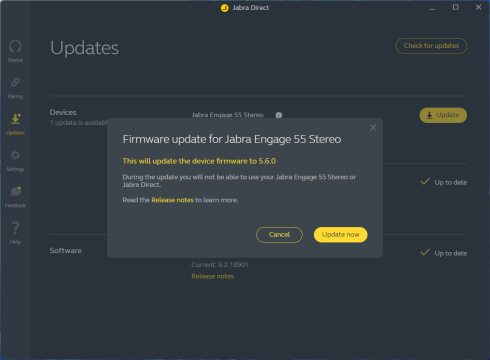 Recensione Jabra Engage 55 44