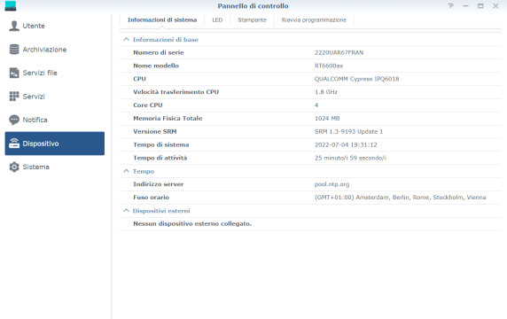 Recensione Synology RT6600ax Wi-Fi 6 90