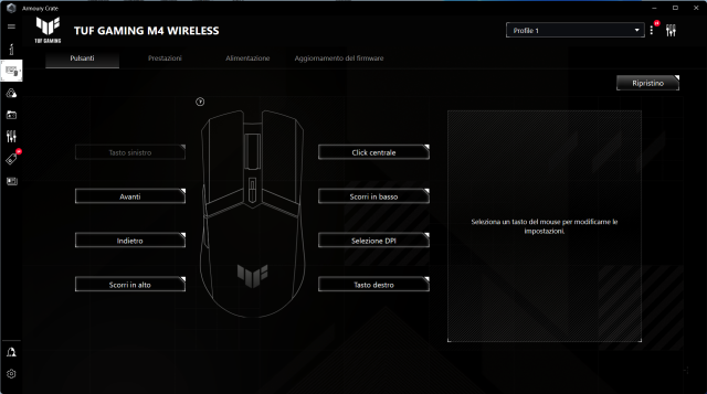 Recensione mouse Asus TUF GAMING M4 Wireless 33