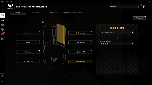 Recensione mouse Asus TUF GAMING M4 Wireless 34