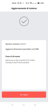 Recensione Amazfit GTS 4 mini 90