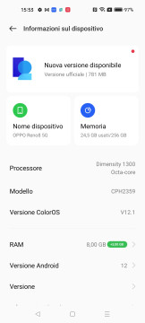 Recensione Oppo Reno8 5G 104