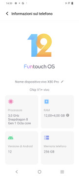 Recensione vivo X80 Pro 79