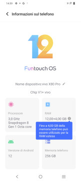 Recensione vivo X80 Pro 80