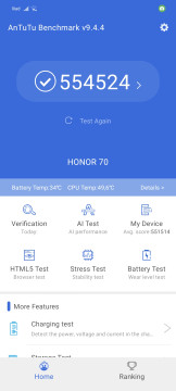 Recensione HONOR 70 26